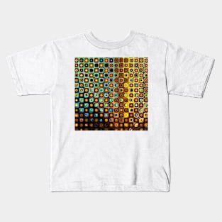 Colorful dots and squares Kids T-Shirt